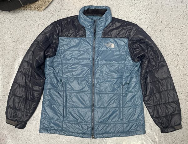 The North Face Men’s Insulated Puffer Blue/Black Lightweight Warm -L