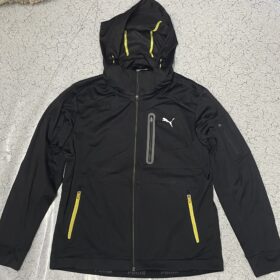 Puma Softshell Hooded Jacket Windproof Active Sports Track Jacket-M
