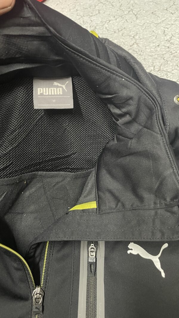 Puma Softshell Hooded Jacket Windproof Active Sports Track Jacket-M - Image 3