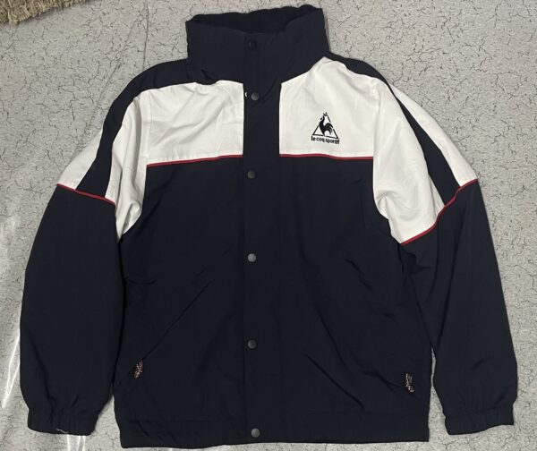 Le Coq Sportif Puffer Reversible Hooded Winter Jacket - L - Image 3