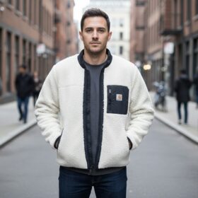 Men carhartt fleece jacket price in thrift india