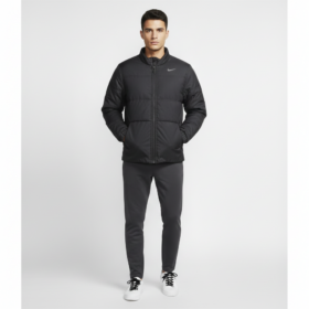 Nike Reversible Black Winter Jacket Lightweight Insulated XL