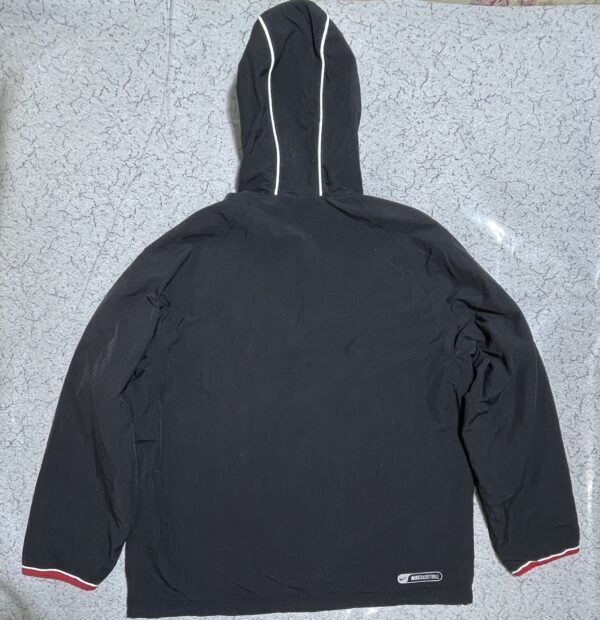 Nike Basketball Black Hooded Windbreaker Jacket – Size XL - Image 5
