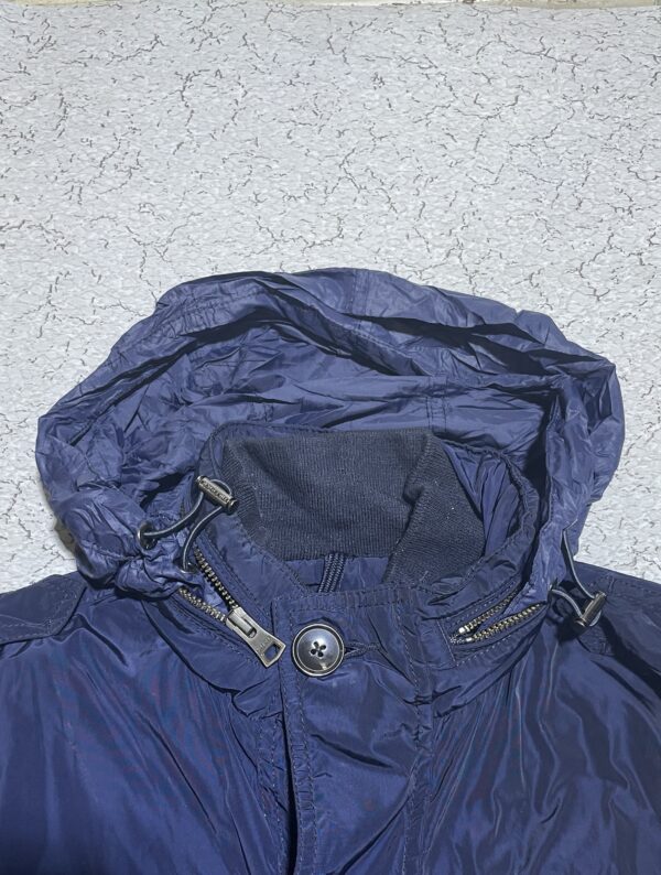 Tommy Hilfiger Navy Blue Military Style Jacket – Size L Logo Pate - Image 14