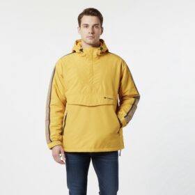 Columbia Classic Pullover Windbreaker Jacket Hooded Front Pocket Xxl