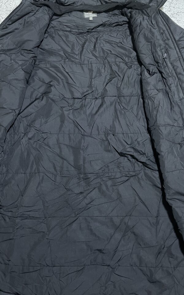 New Balance Insulated Long Puffer Coat Heavy Winter Jacket Black XL - Image 6