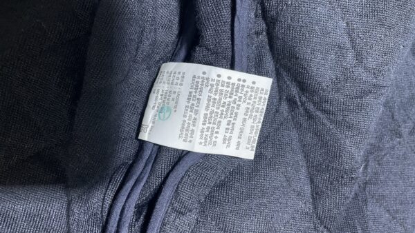 Lacoste Navy Blue Quilted Full Zip Jacket – Size 50 (L) - Image 11