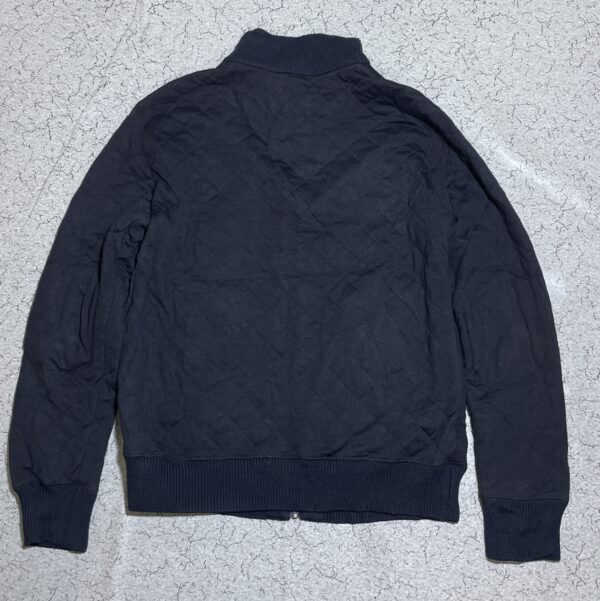 Lacoste Navy Blue Quilted Full Zip Jacket – Size 50 (L) - Image 3
