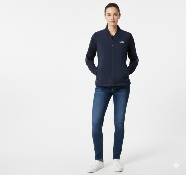 The North Face Navy Blue V-Motion Full Zip  Track Jacket Size M