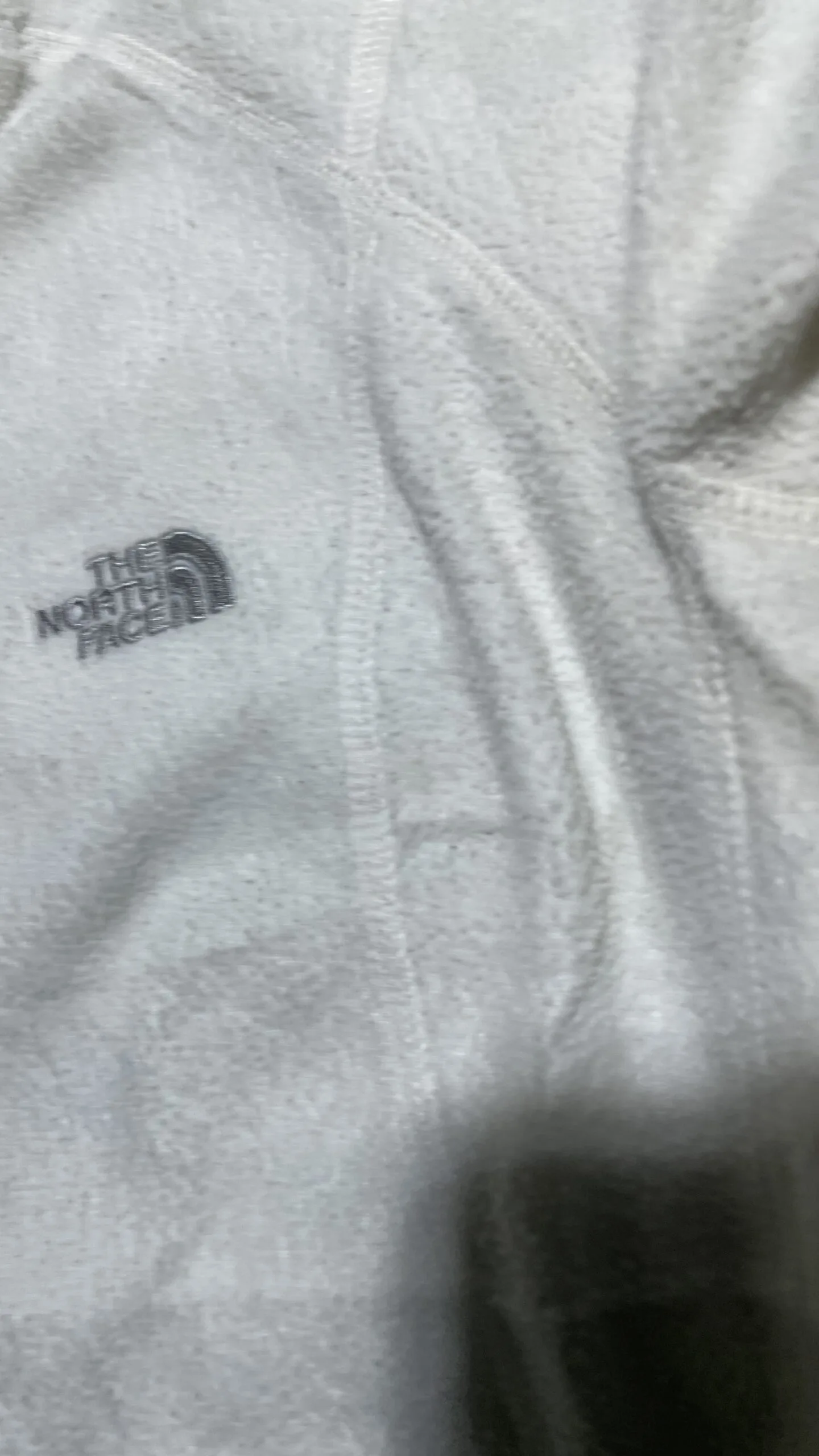 The North Face White Fleece Zip-Up Hoodie S