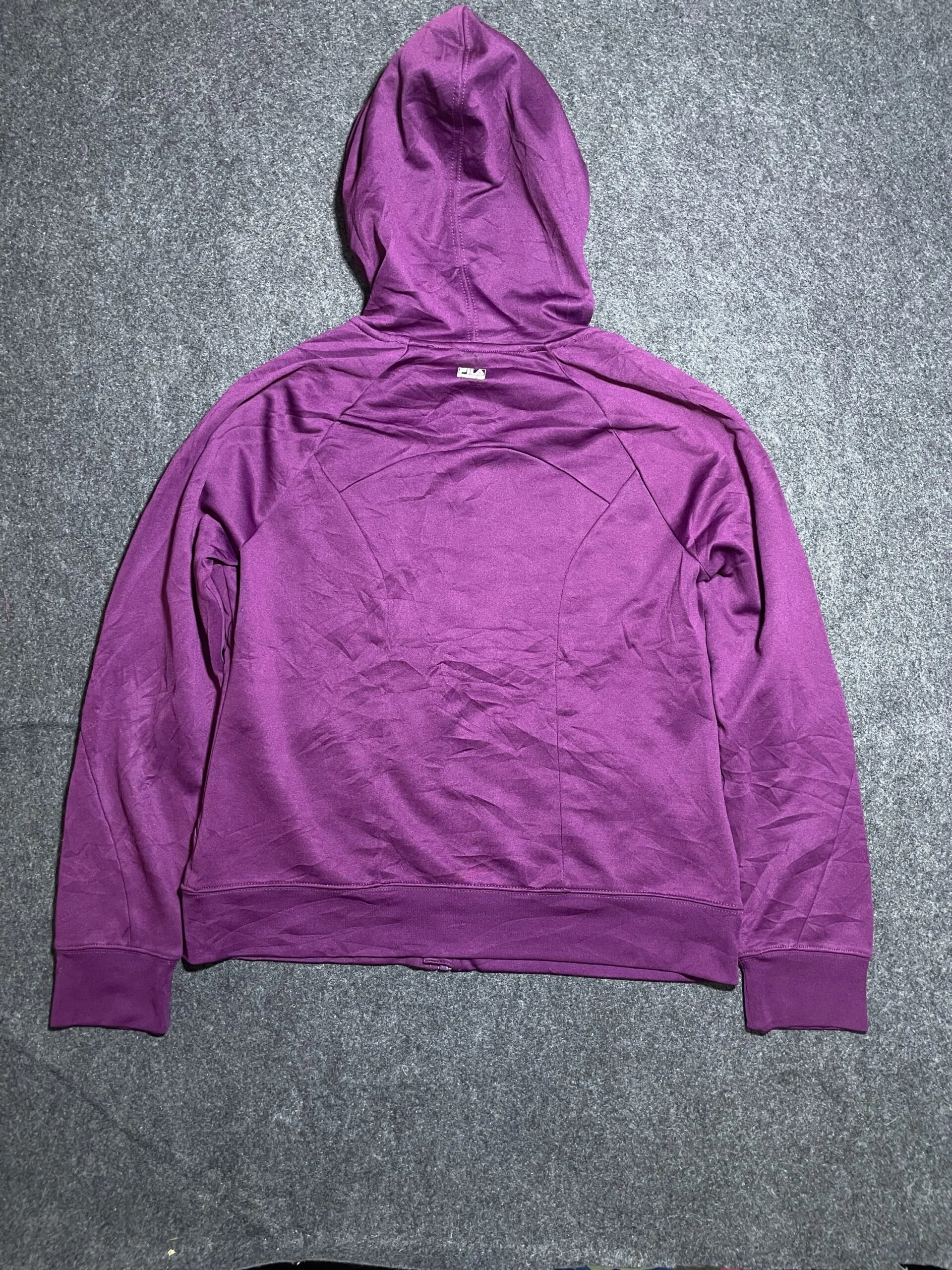 Fila Women'S Full Zip Hoodie Jacket Purple Size M 3 Womens thrift store online India