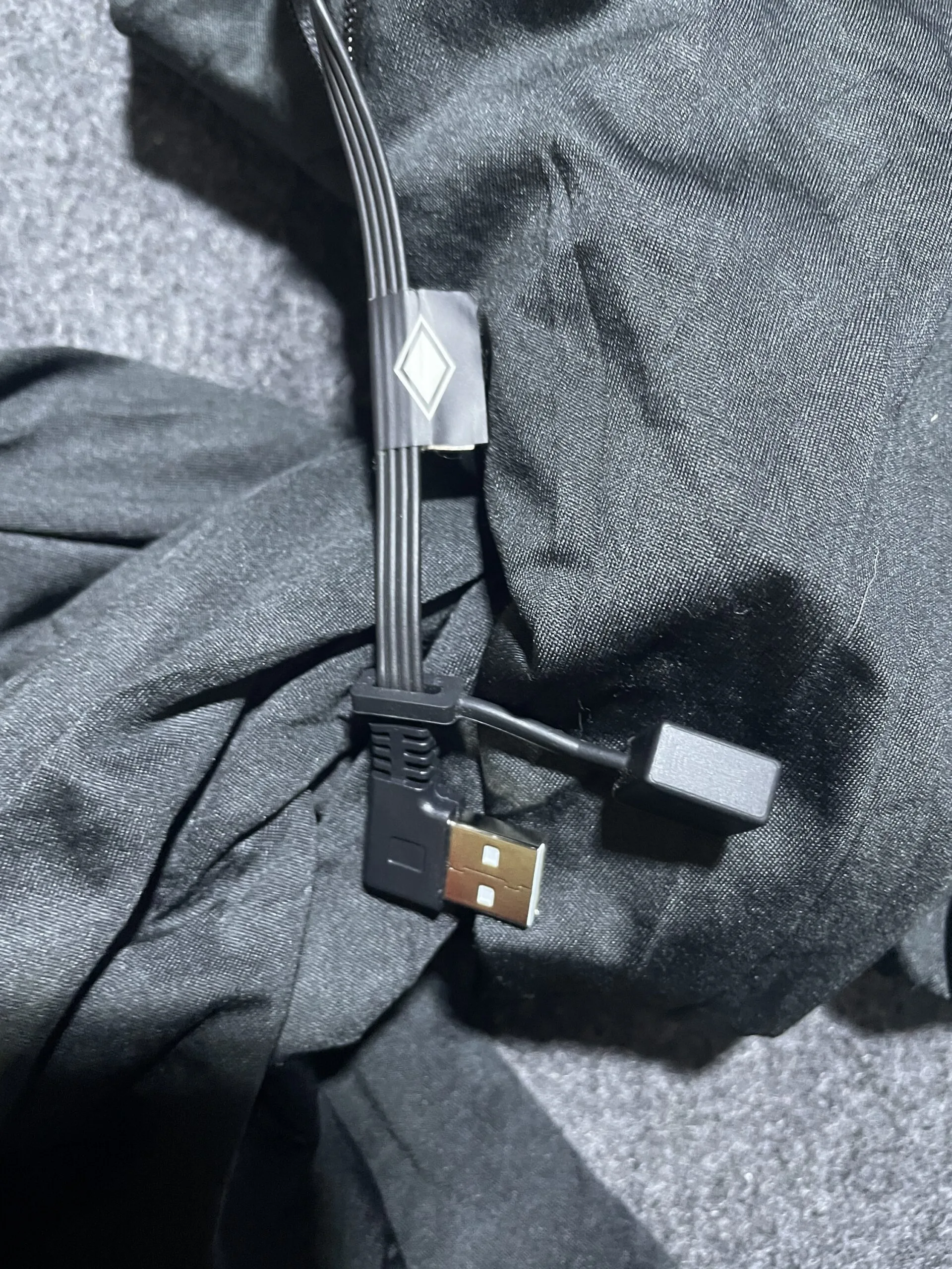 Action Heat Track Pants Black (USB Powered) | Stretchy | 32-36 | Unused