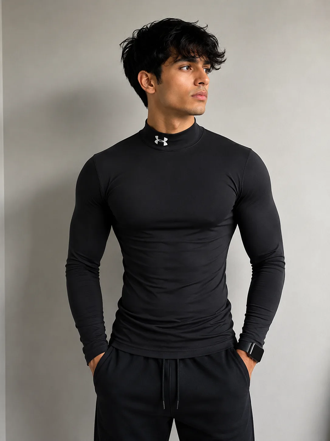 under armour high neck compression t shirt thrift