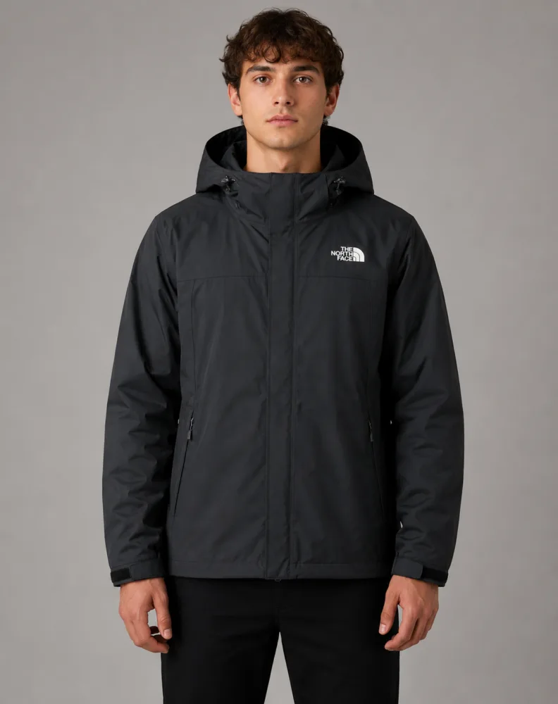The North Face Hooded Outdoor Jacket Black  | S