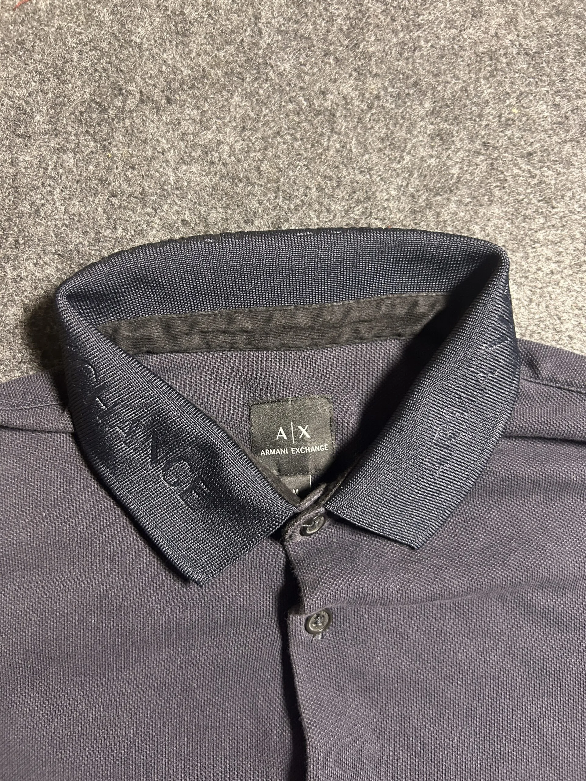 Armani Exchange A|X Navy Long Sleeve Shirt (Regular Fit) 6 thrift shirts india