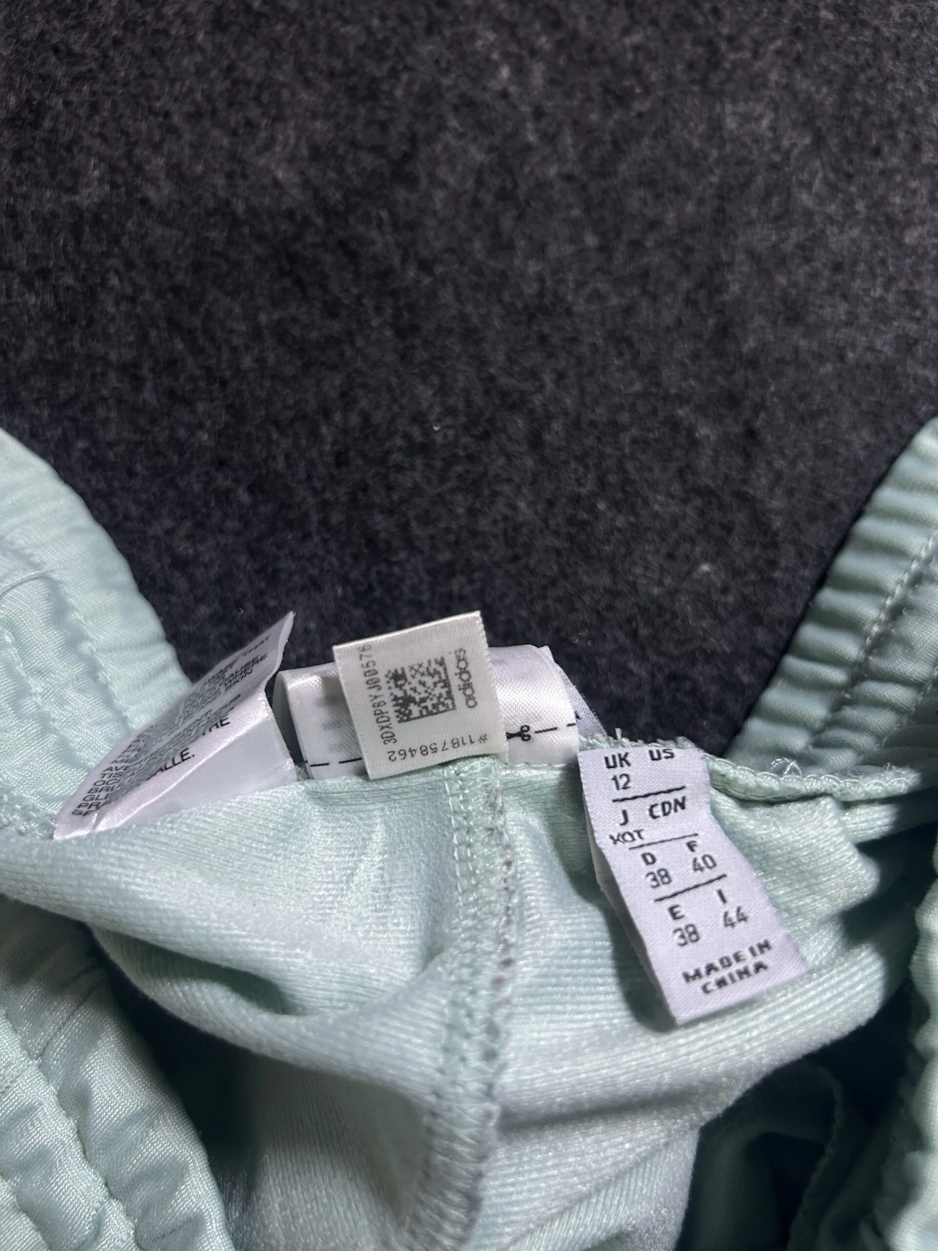 Adidas Originals Snap Button Track Pants Mint Green | M/L | Unisex 9 Adidas track pants