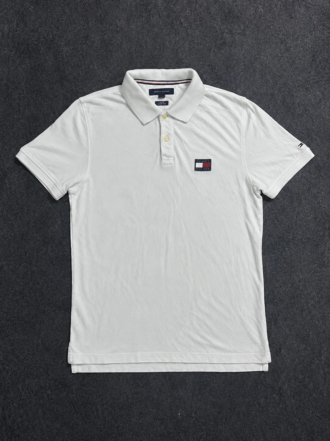 Tommy Hilfiger Slim Fit White Polo Shirt – 1 thrift polo shirts india