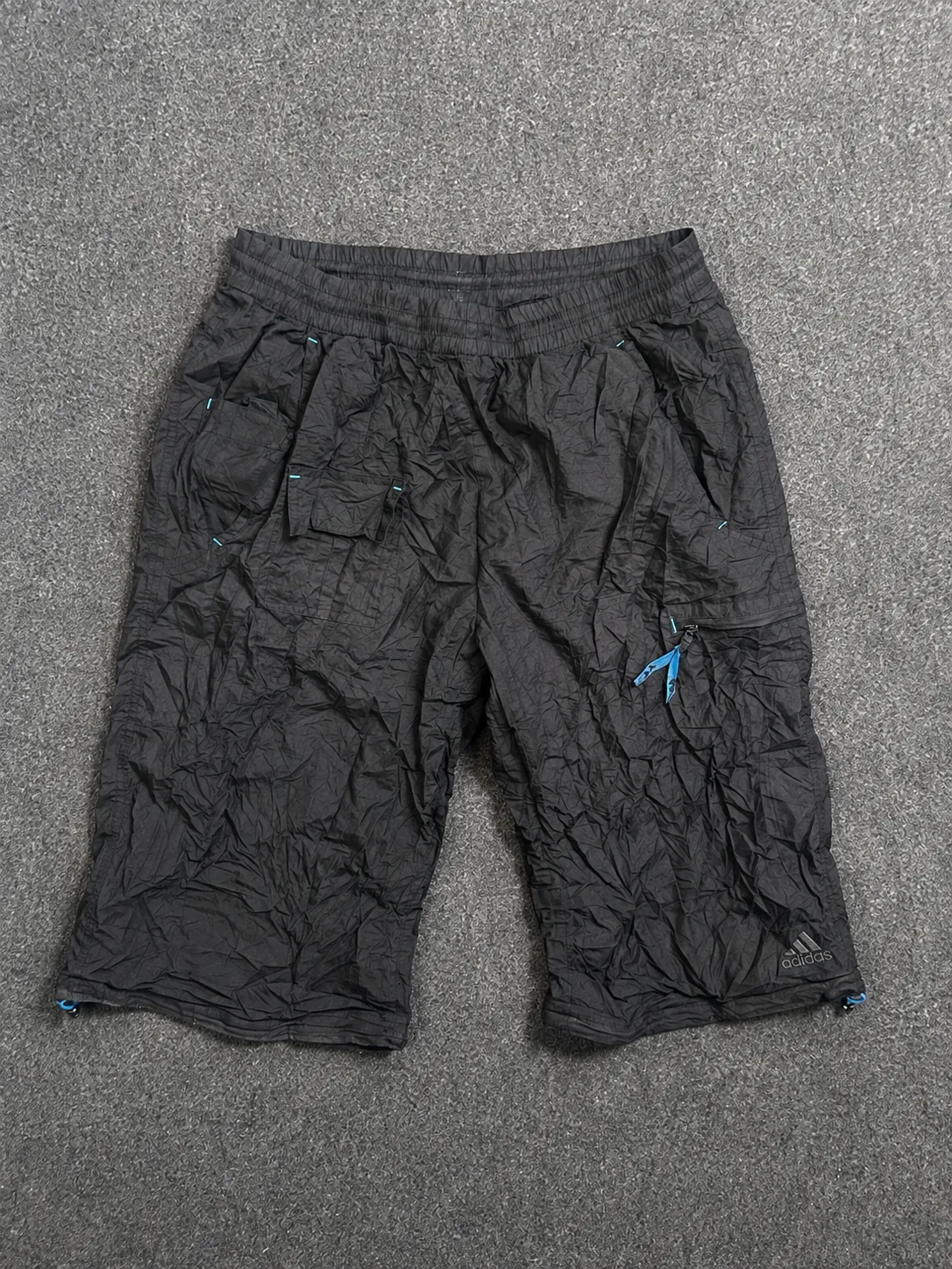Adidas Black Multi-Pocket Cargo Shorts | M 1 Adidas cargo pants
