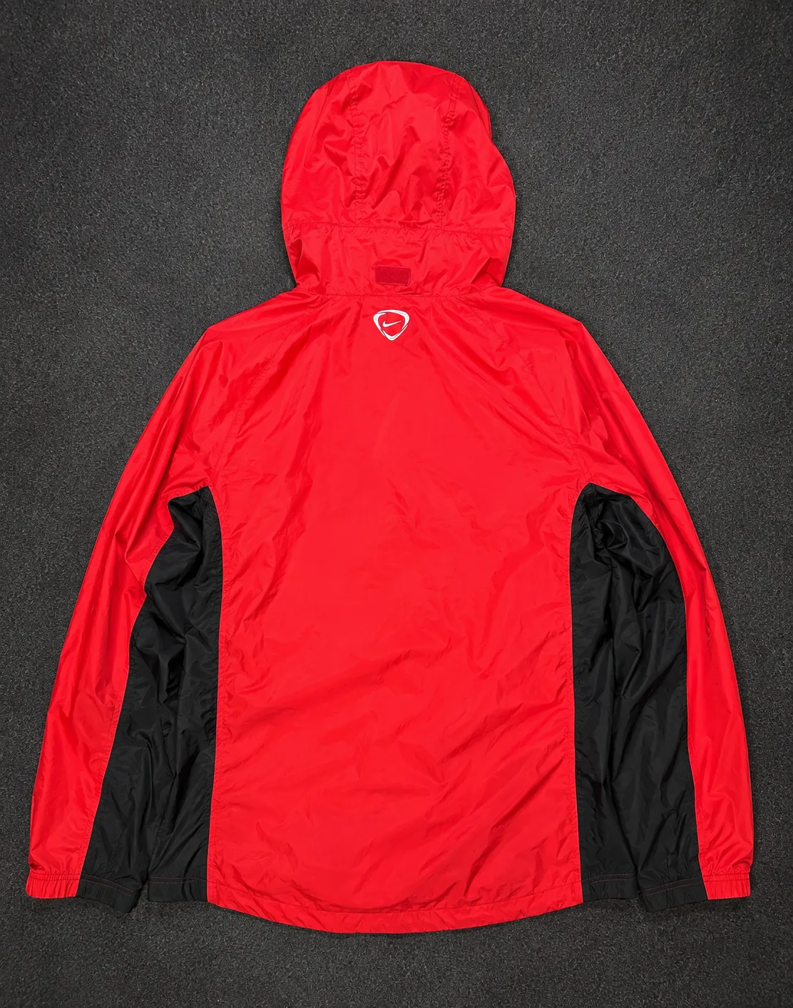 Nike Dri-Fit Lightweight Waterproof Hooded Windbreaker Jacket Red | Packable Rain Jacket | Xl 2 Nike windbreakers