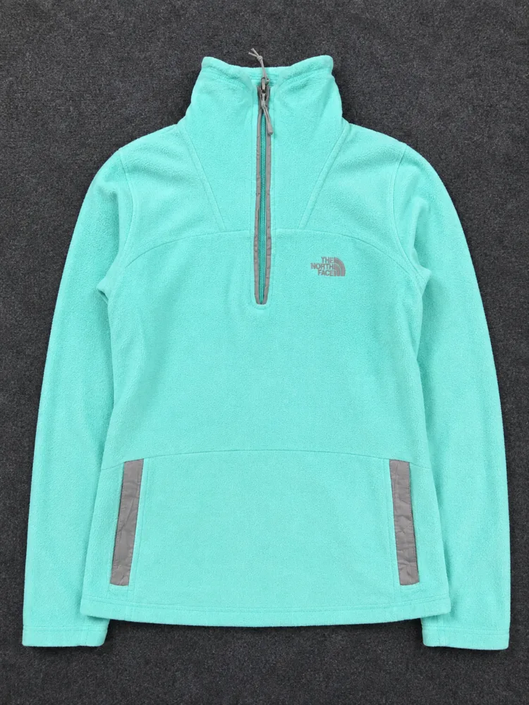 The North Face Women’s Fleece Pullover  Aqua Green – Size S
