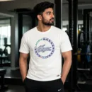 Lacoste Graphic Logo T-Shirt White Casual Half Sleeve L