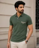 Vintage Lacoste Pocket Polo Shirt Green L