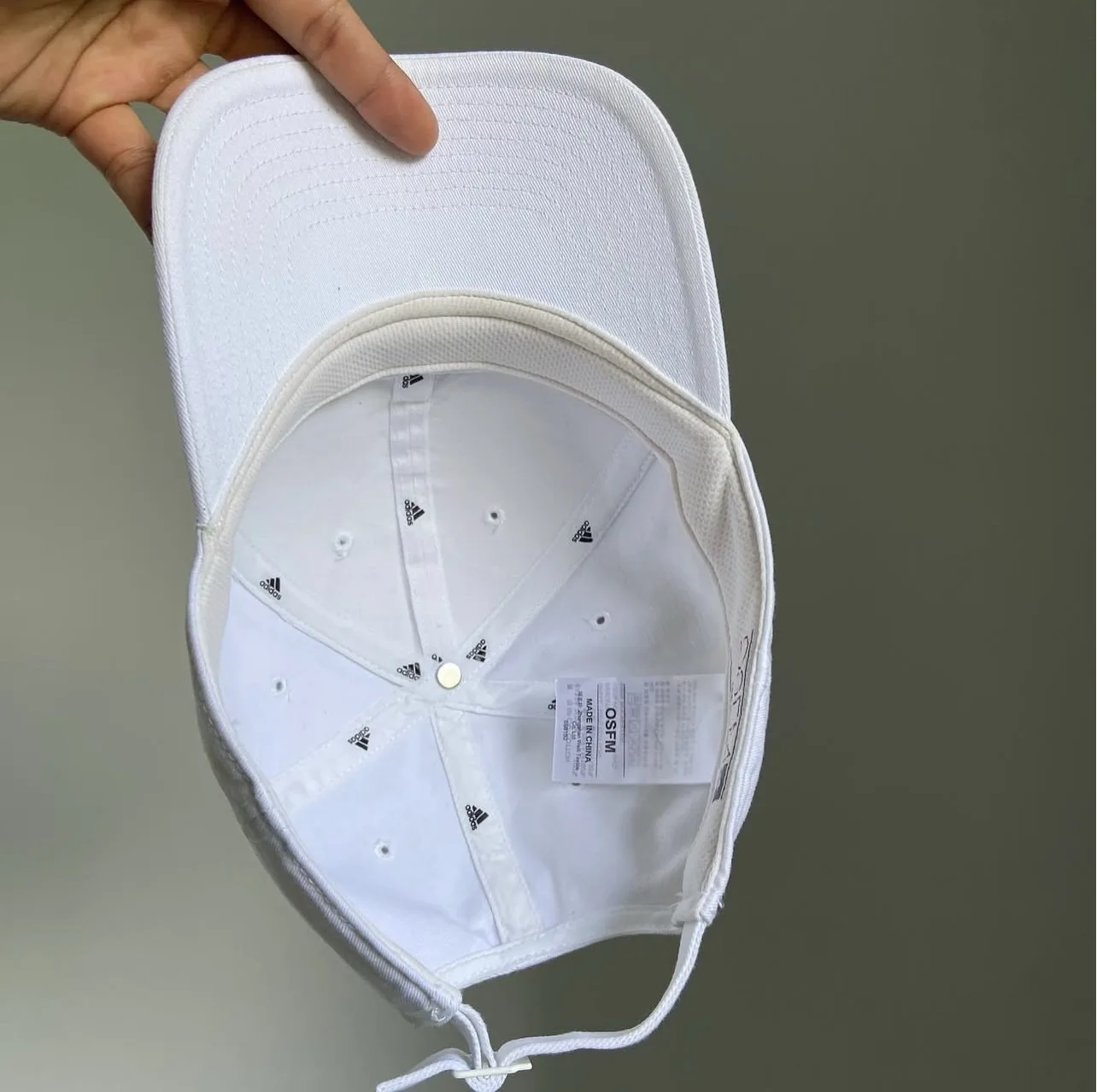 Adidas White 3-Stripes Adjustable Sports Cap | Unisex Baseball Hat - Image 7