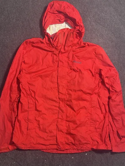 Marmot Lightweight Waterproof Hooded Windbreaker Jacket XL