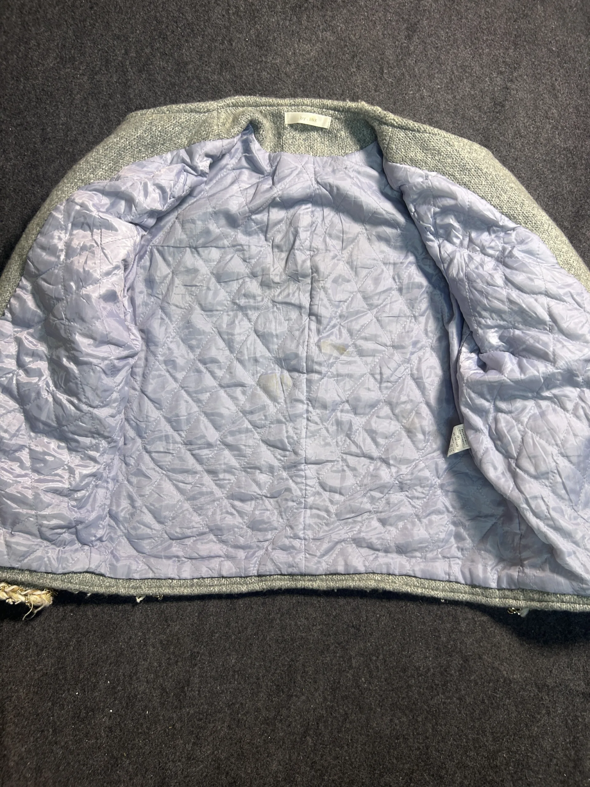 Bnk Korean Style Tweed Jacket For Women | Luxury Chain Trim | Premium Winter Blazer 5 thrift jackets india