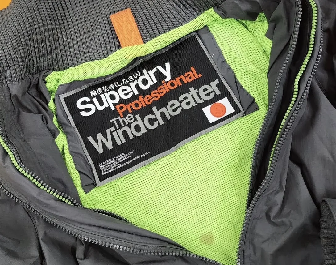 Superdry Professional Waterproof Winter Jacket Grey Green Size M 5 thrift jackets india