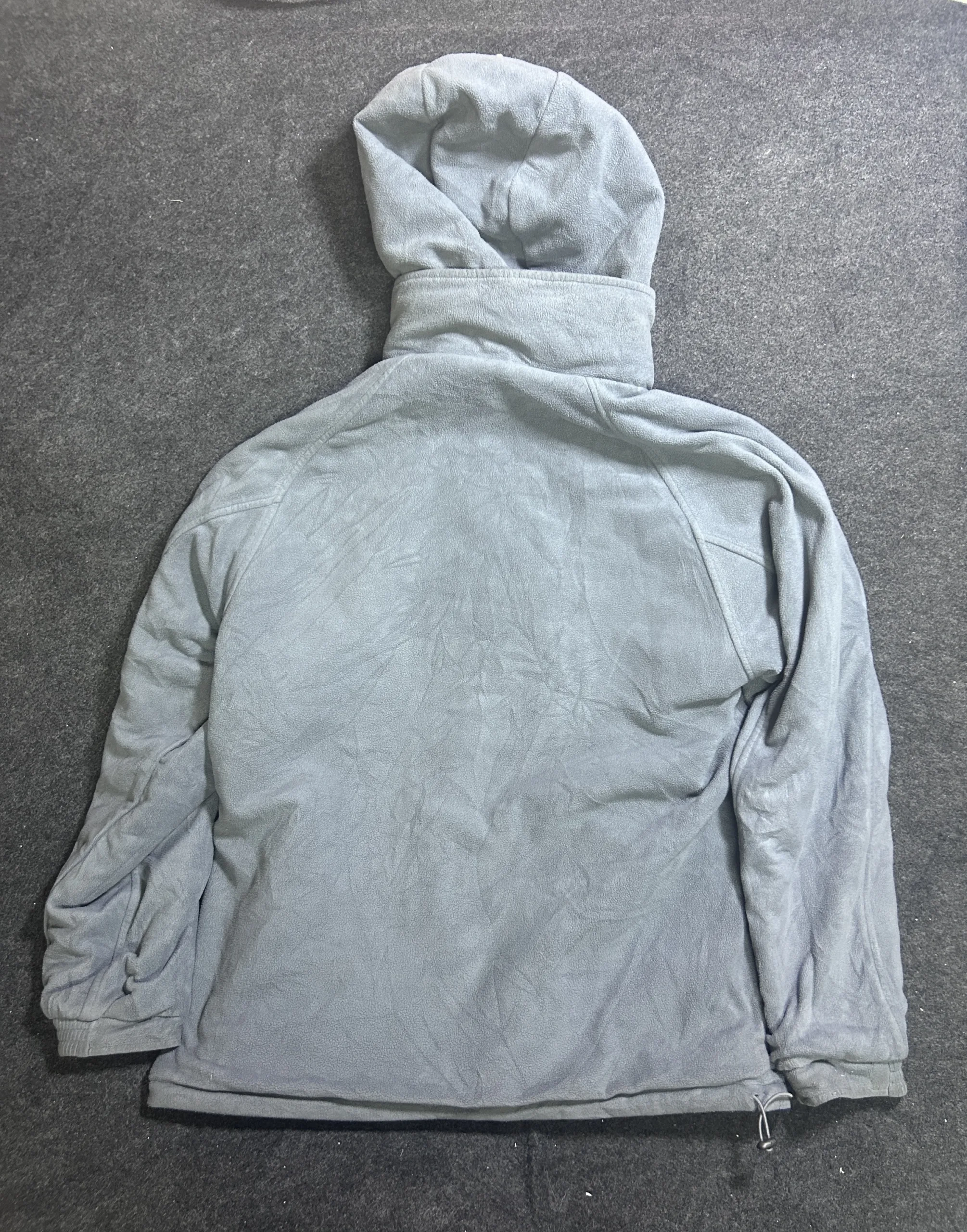 Adidas Reversible Hooded Fleece Winter Jacket Navy Grey | Xl 4 Adidas fleece jackets