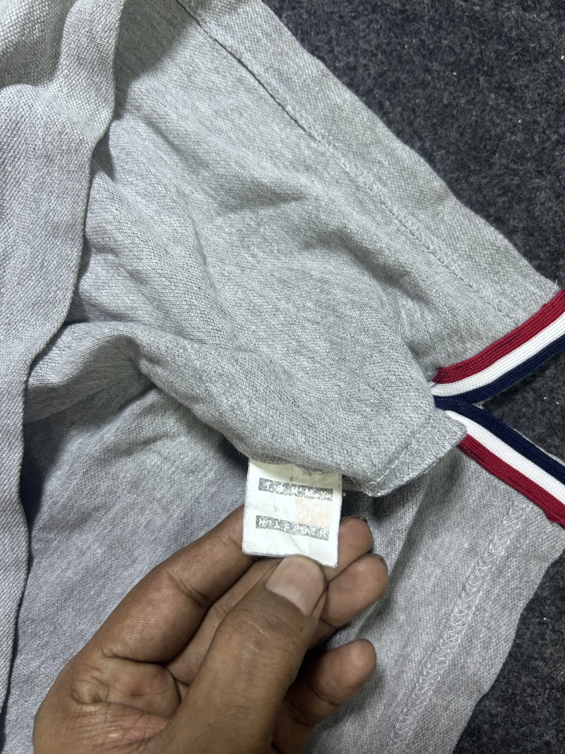 Tommy Hilfiger Grey Polo T-Shirt | Cotton Summer Polo | Men’s 3Xl 6 thrift polo shirts india