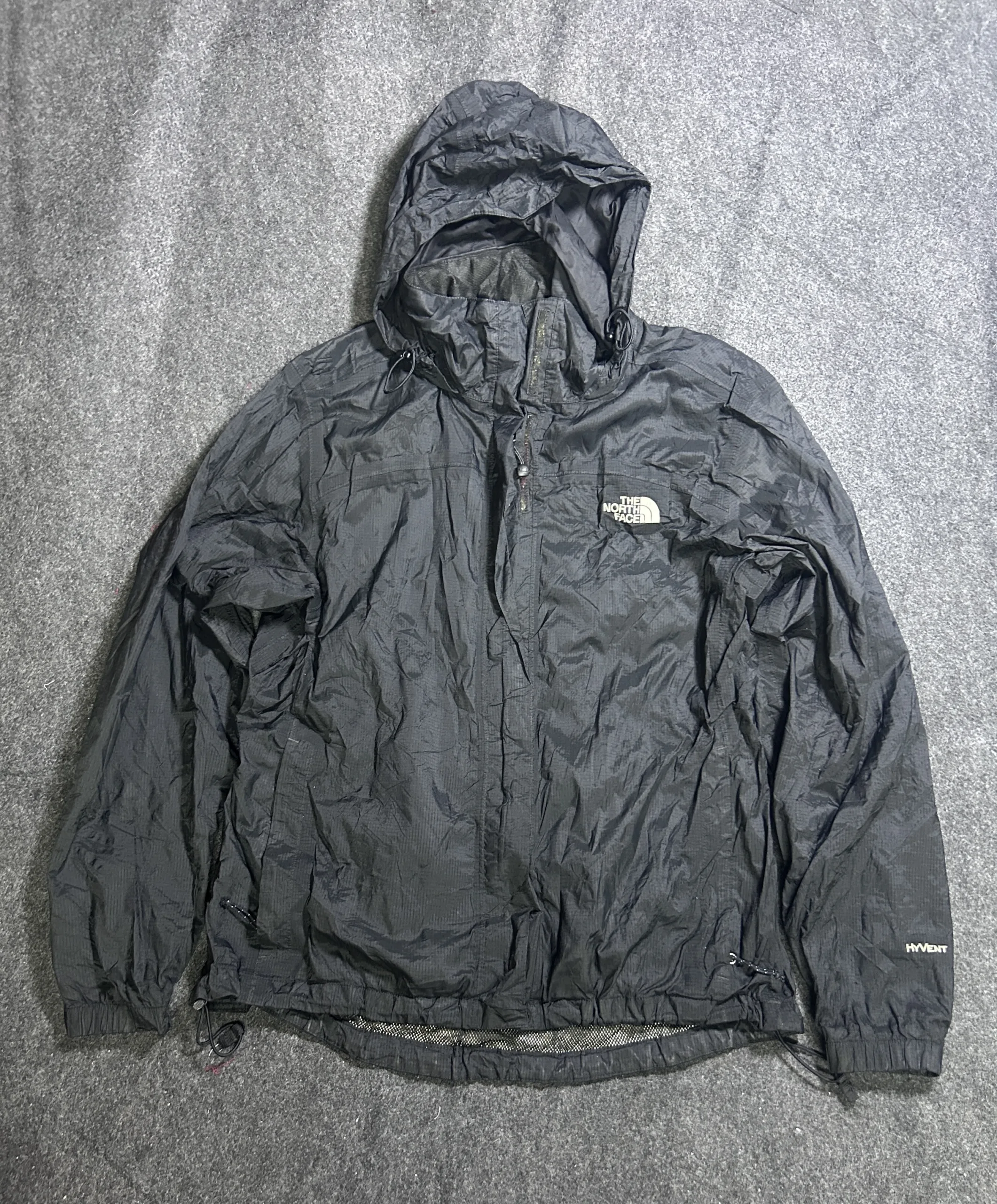 The North Face Hyvent Hooded Waterproof Windbreaker Jacket Black | Unisex | M/L 2 The North Face windbreakers