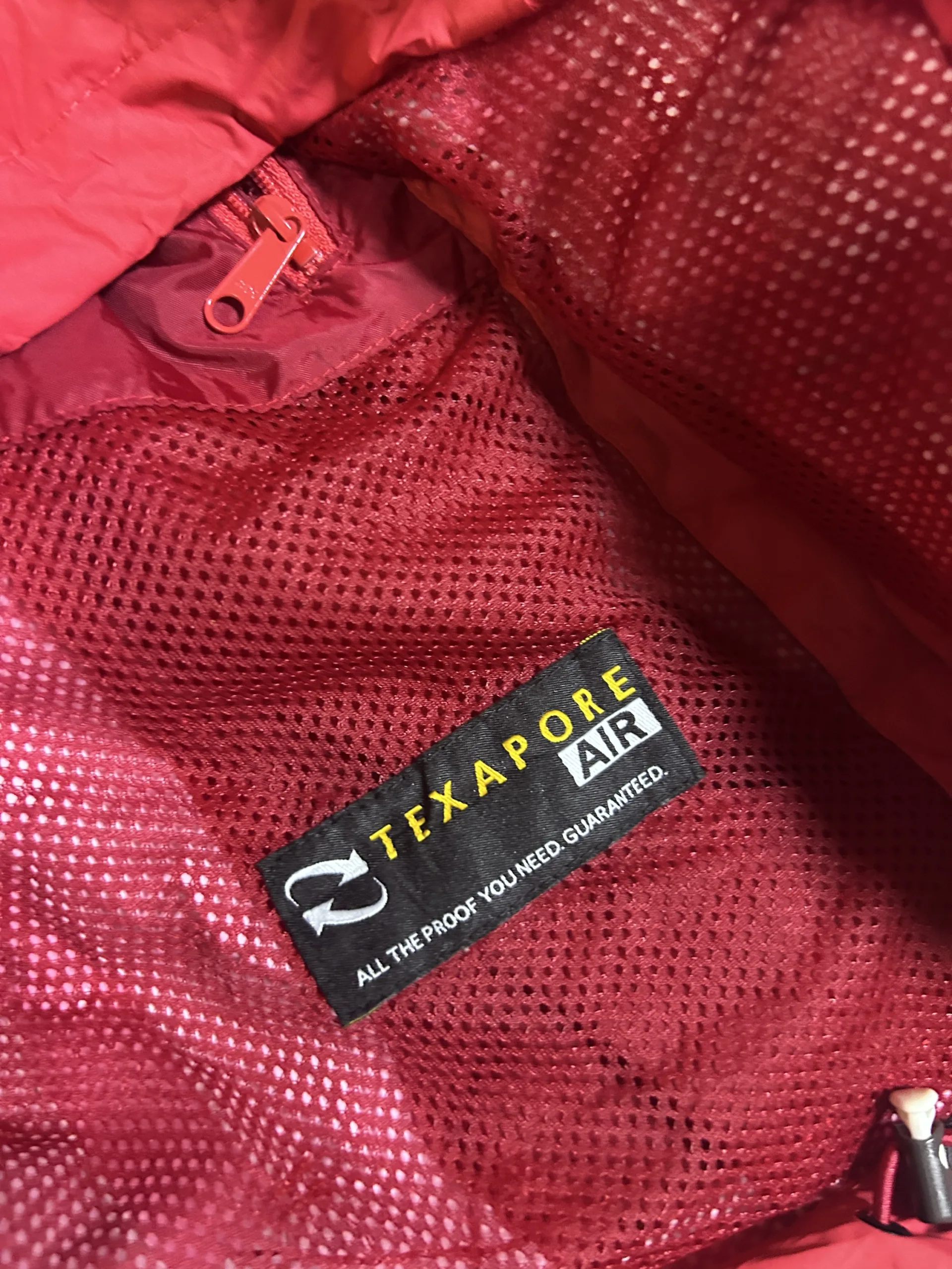 Jack Wolfskin Texapore Air Waterproof Windbreaker Jacket Red M 8 thrift windbreakers india