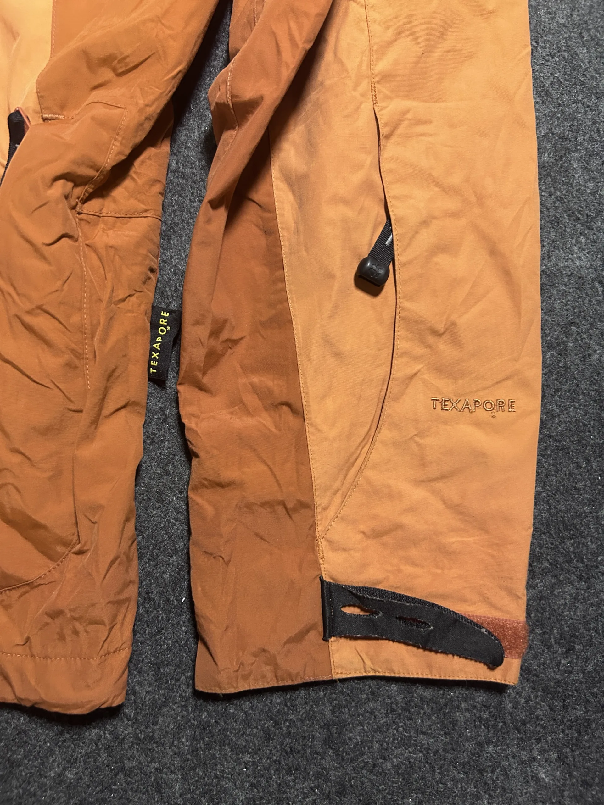 Jack Wolfskin Texapore Waterproof Hooded Hiking Jacket Brown | Unisex | M 5 thrift jackets india