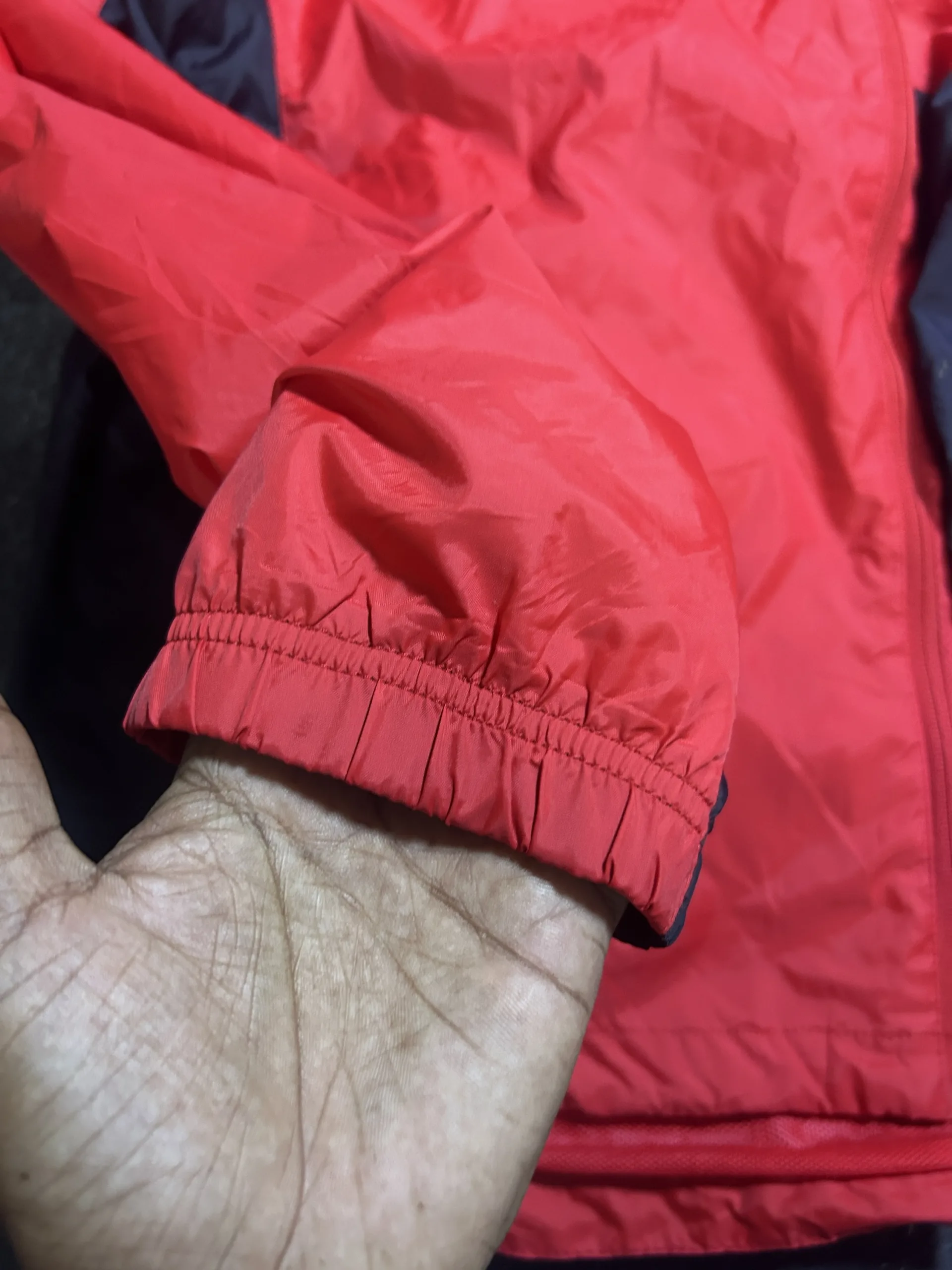 Nike Dri-Fit Lightweight Waterproof Hooded Windbreaker Jacket Red | Packable Rain Jacket | Xl 3 Nike windbreakers