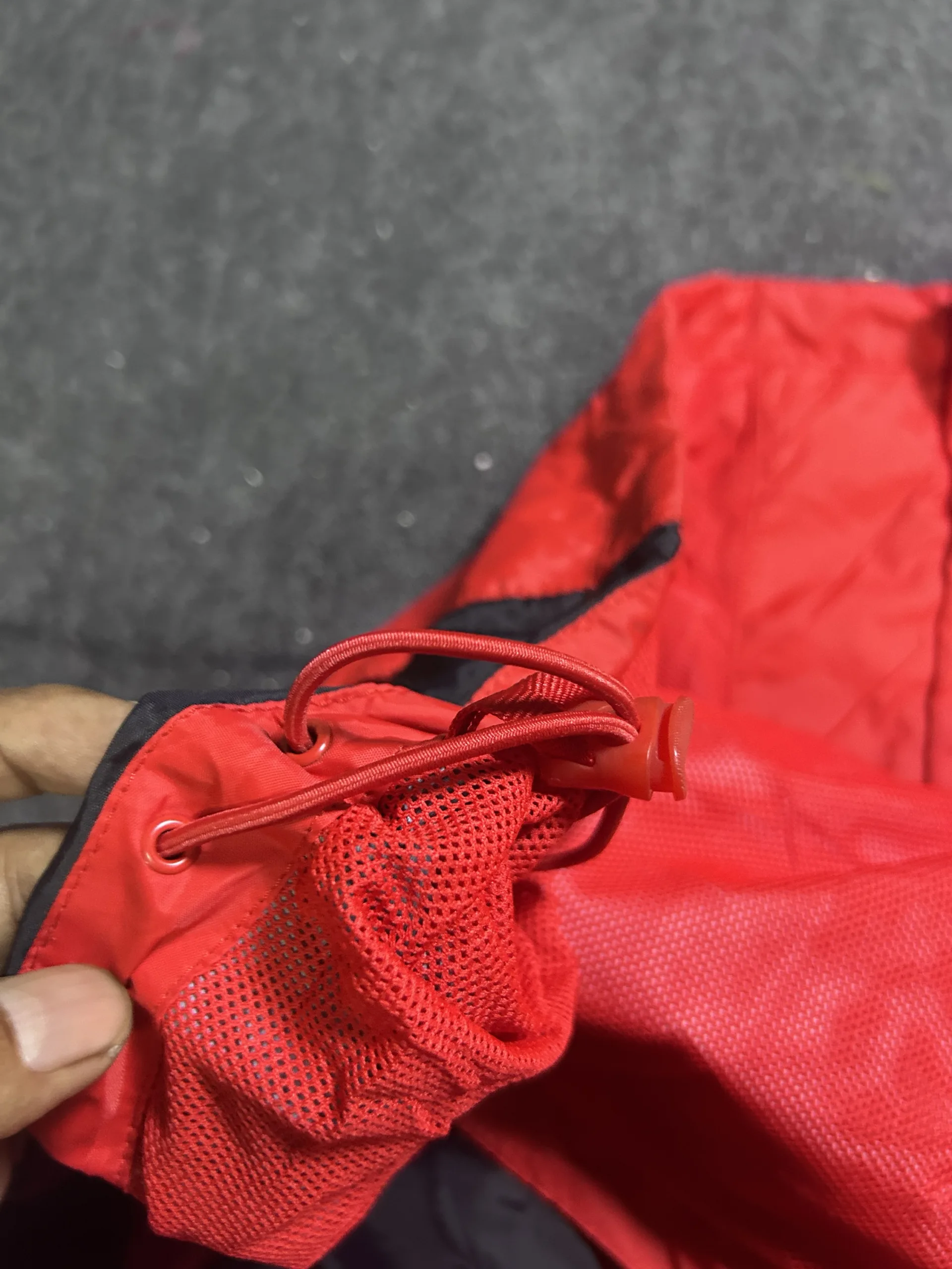 Nike Dri-Fit Lightweight Waterproof Hooded Windbreaker Jacket Red | Packable Rain Jacket | Xl 8 Nike windbreakers
