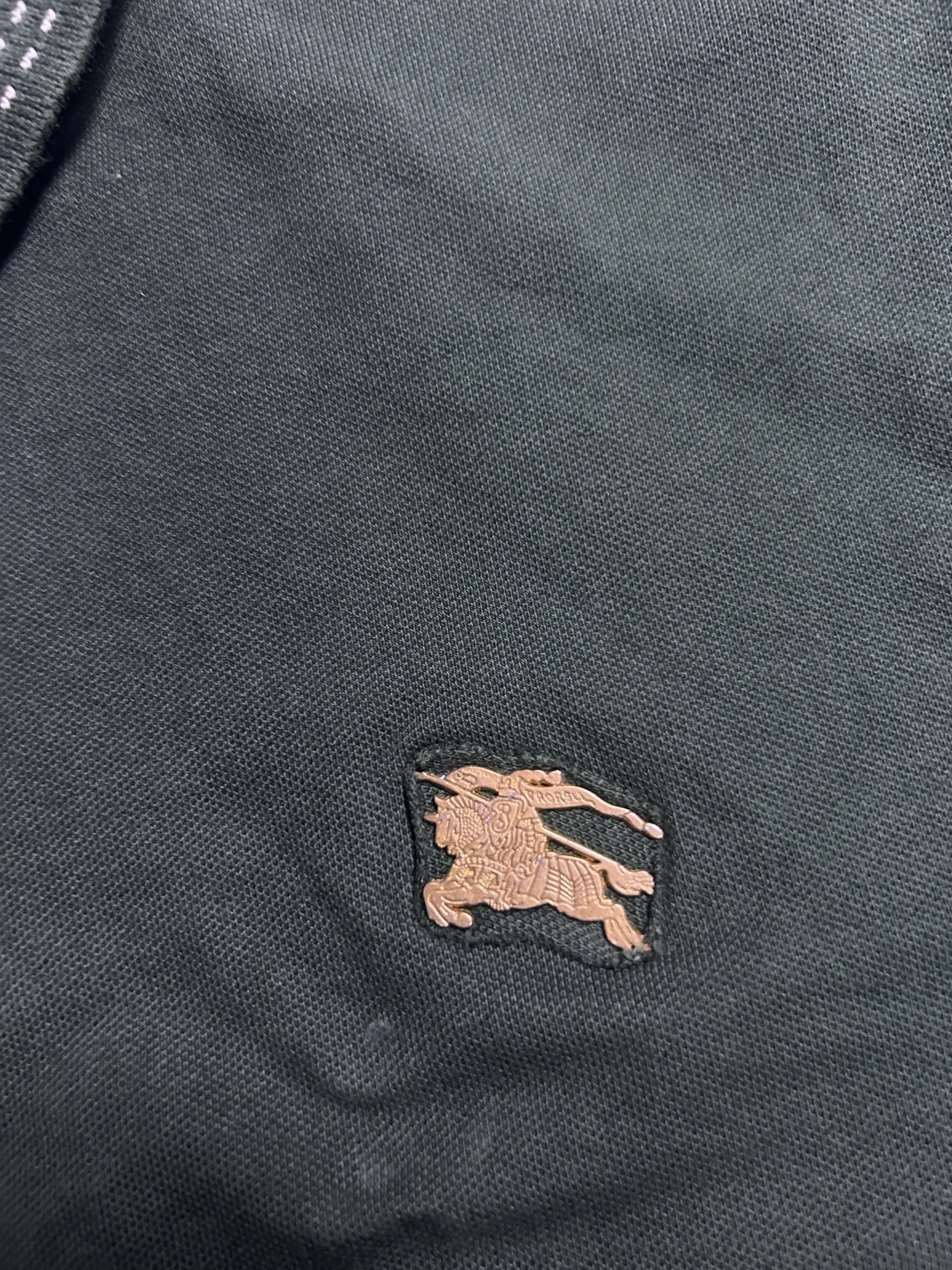 Burberry London England Dark Green Polo T-Shirt | L 6 thrift polo shirts india
