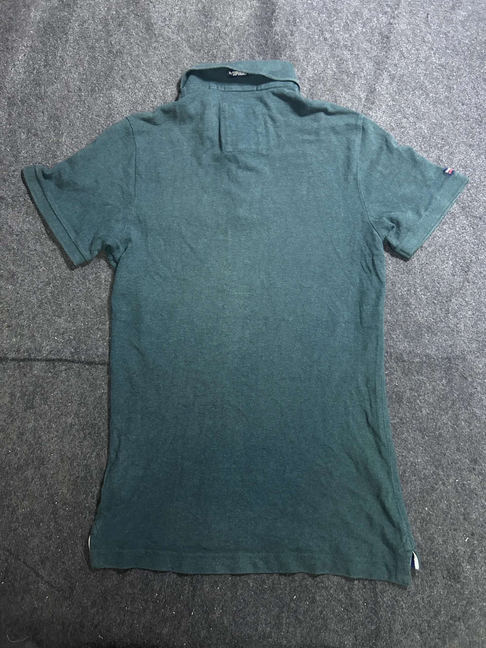 Superdry Classic Pique Polo Shirt Dark Green | M 2 thrift polo shirts india