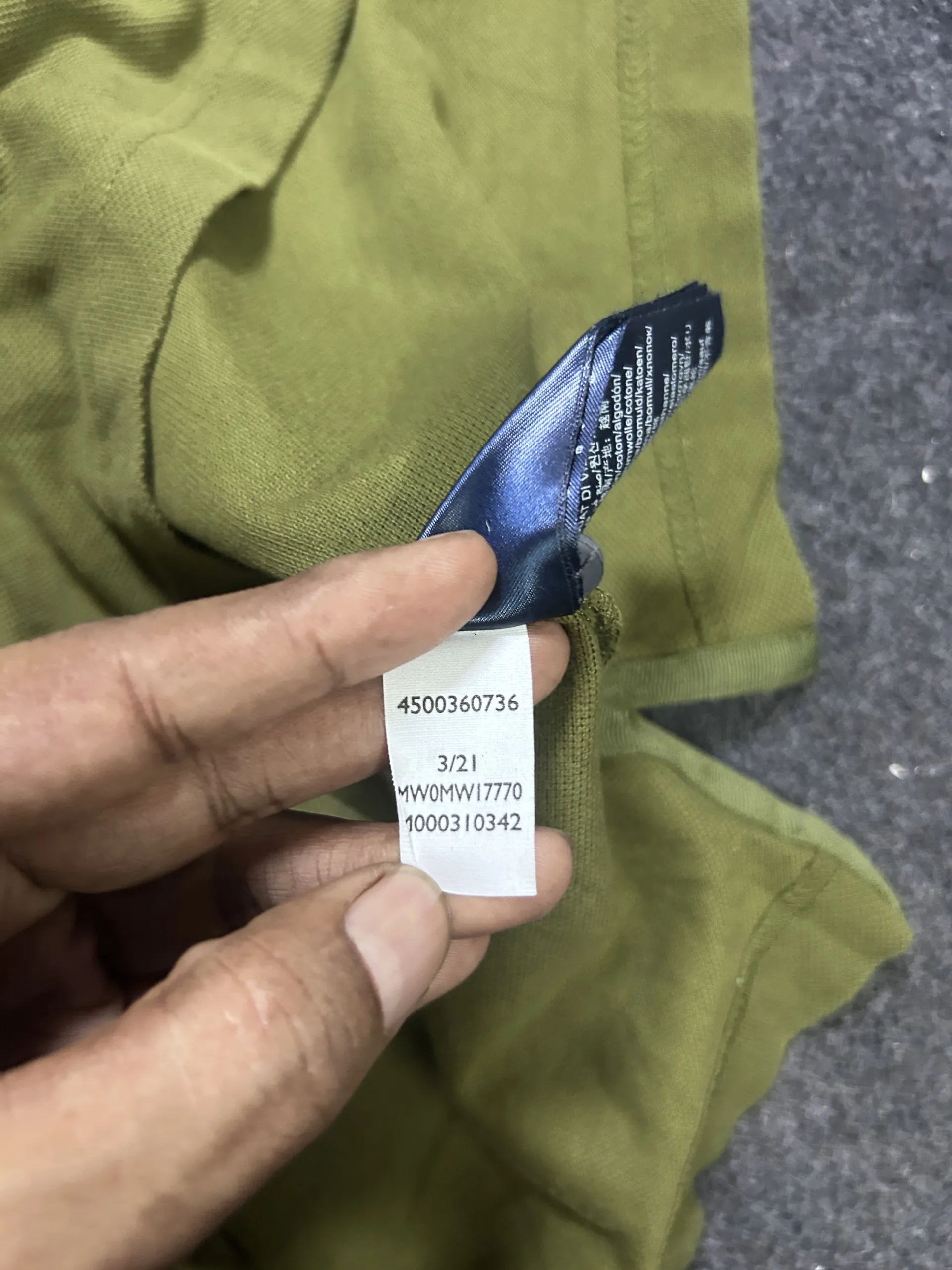 Tommy Hilfiger 1985 Regular Fit Olive Green Polo Shirt | L 4 thrift polo shirts india