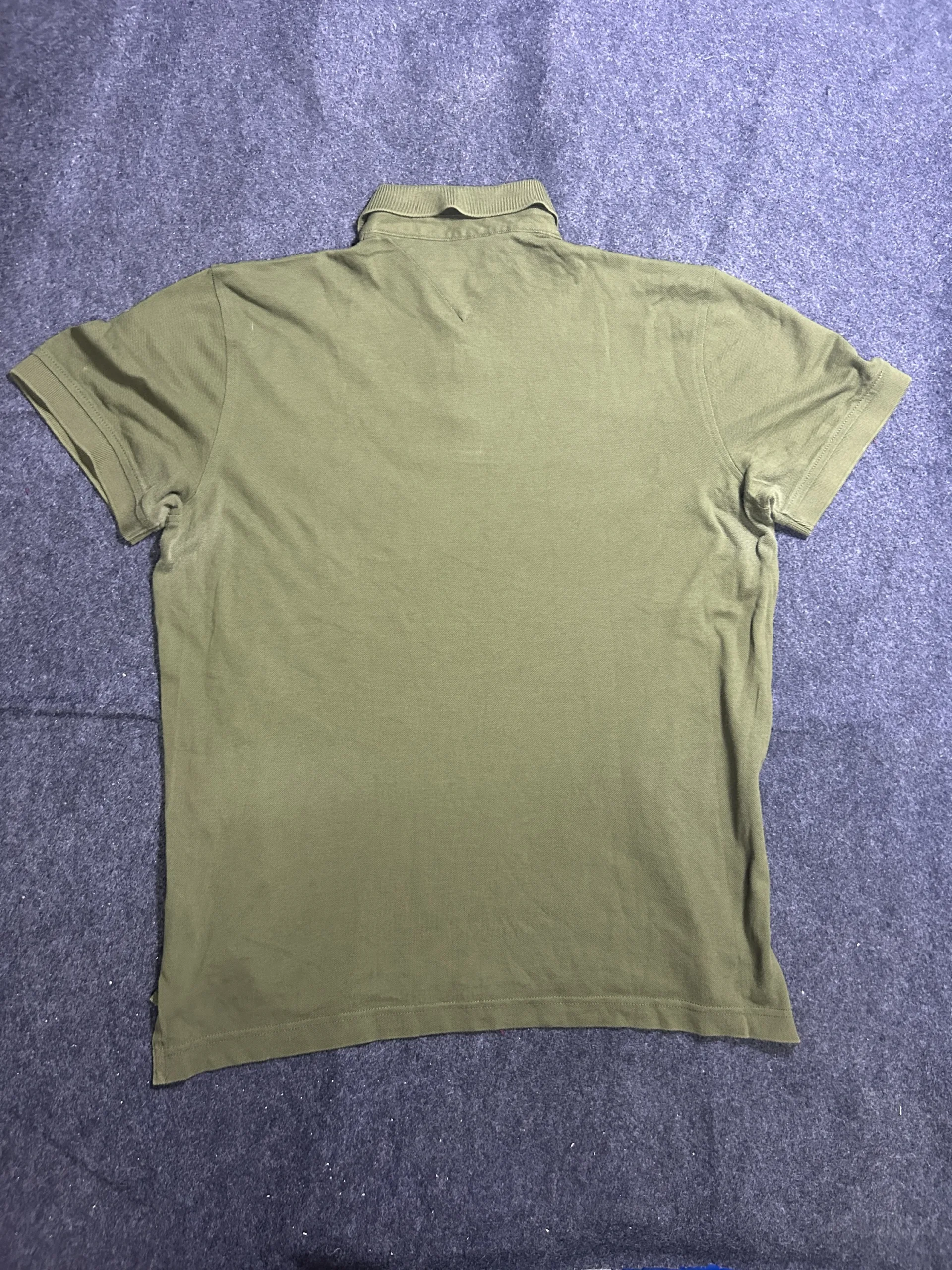Tommy Hilfiger 1985 Regular Fit Olive Green Polo Shirt | L 2 thrift polo shirts india