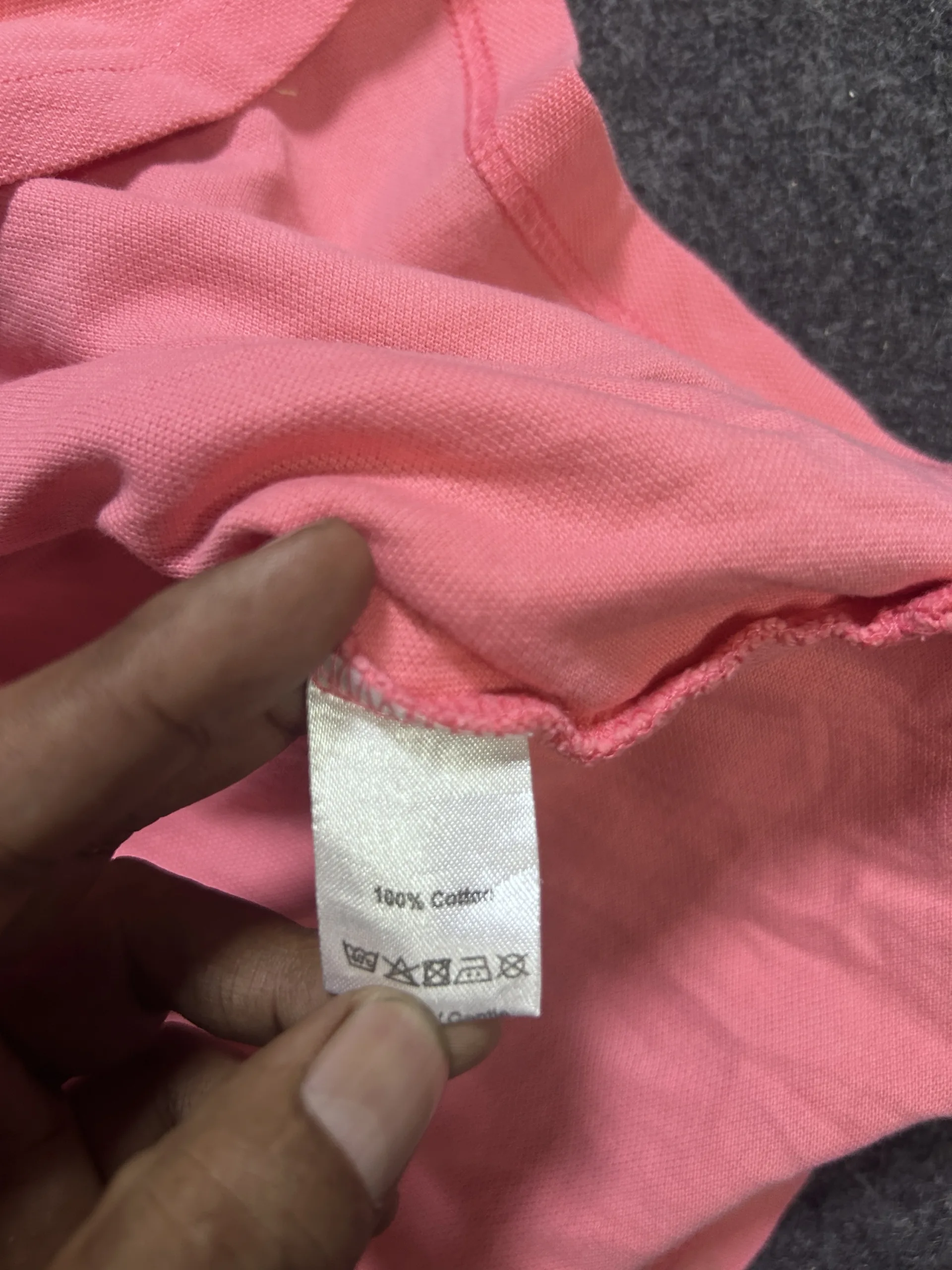 Lacoste Regular Fit Pink Polo Shirt | L 4 Lacoste polo shirts