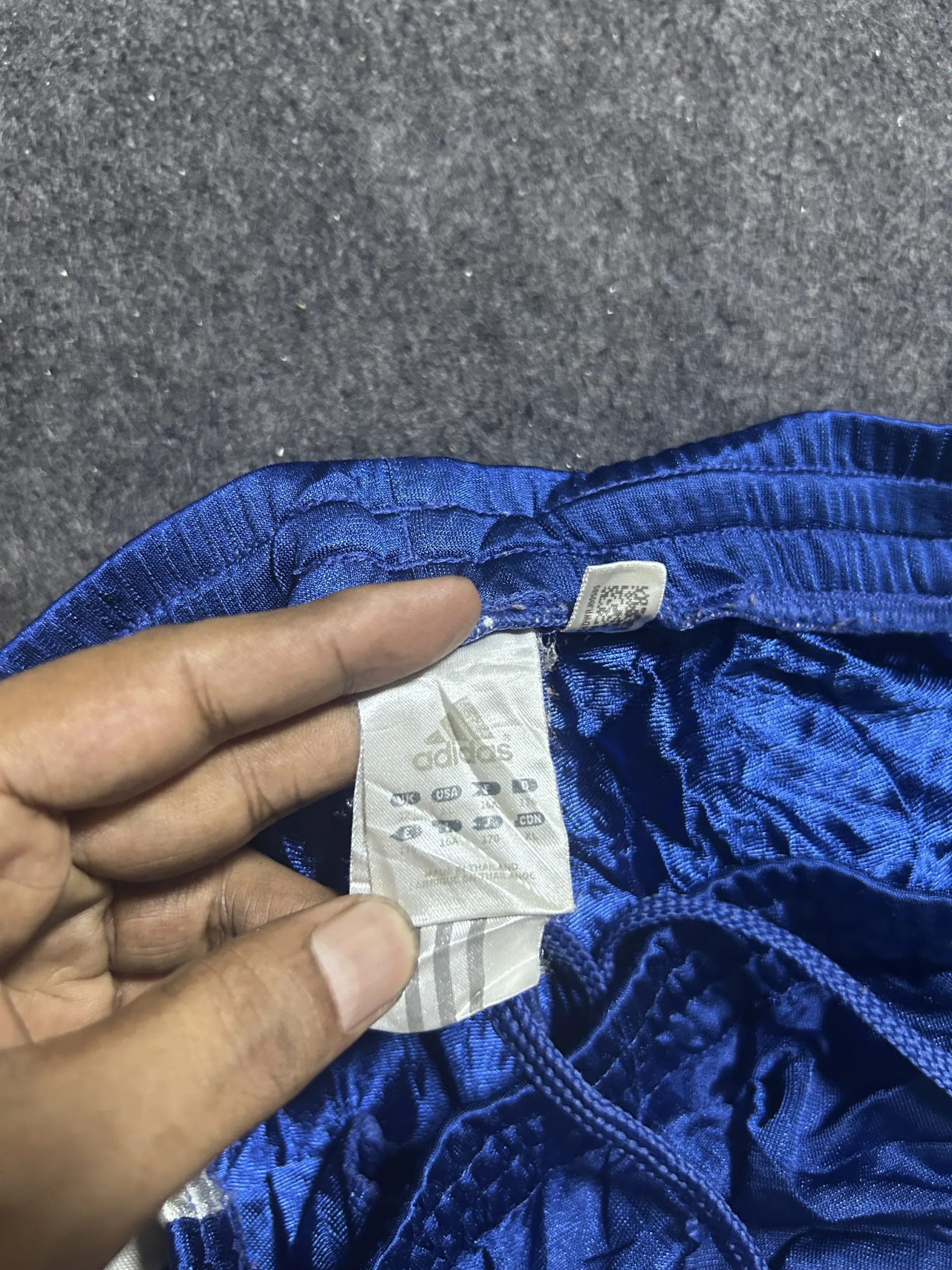 Adidas Vintage Blue Track Pants With White Stripes | S/M 4 Adidas track pants