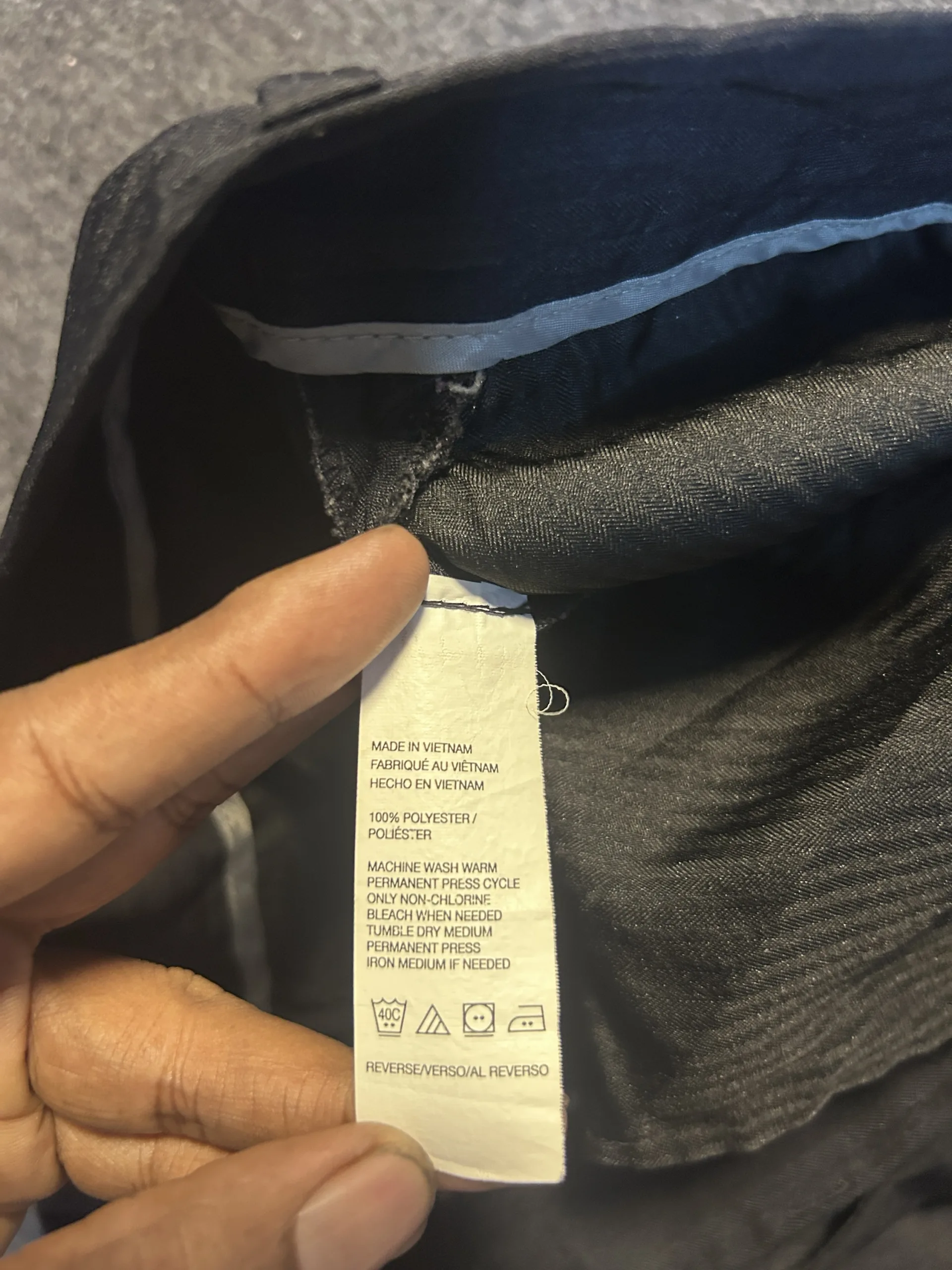 Van Heusen Black Formal Trousers | Men’s Dress Pants | 36X30 4 online thrift store india