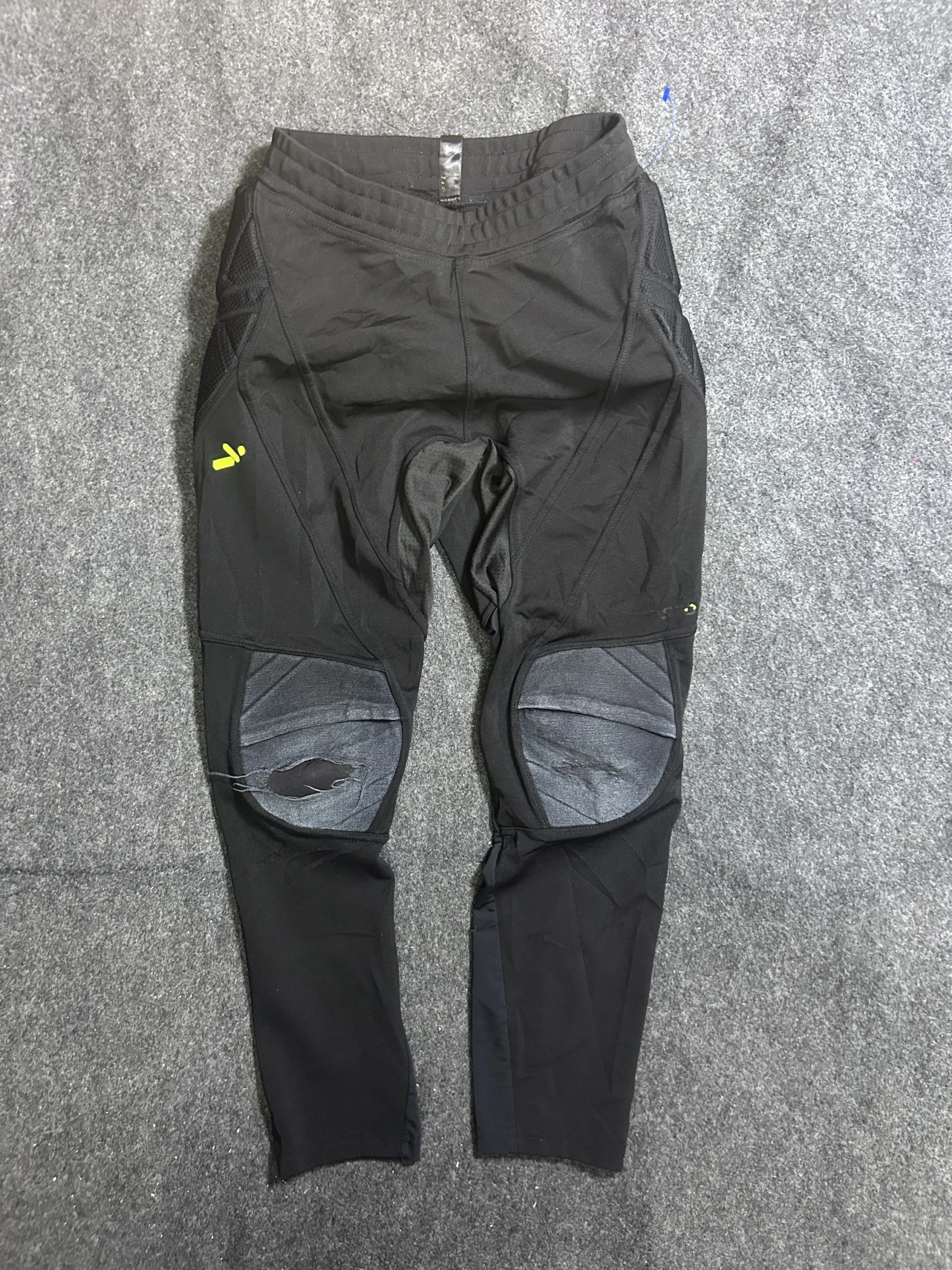 Storelli Padded Goalkeeper Soccer Pants – Black Protective Compression Leggings | Xs/S 1 thrift compression wear india