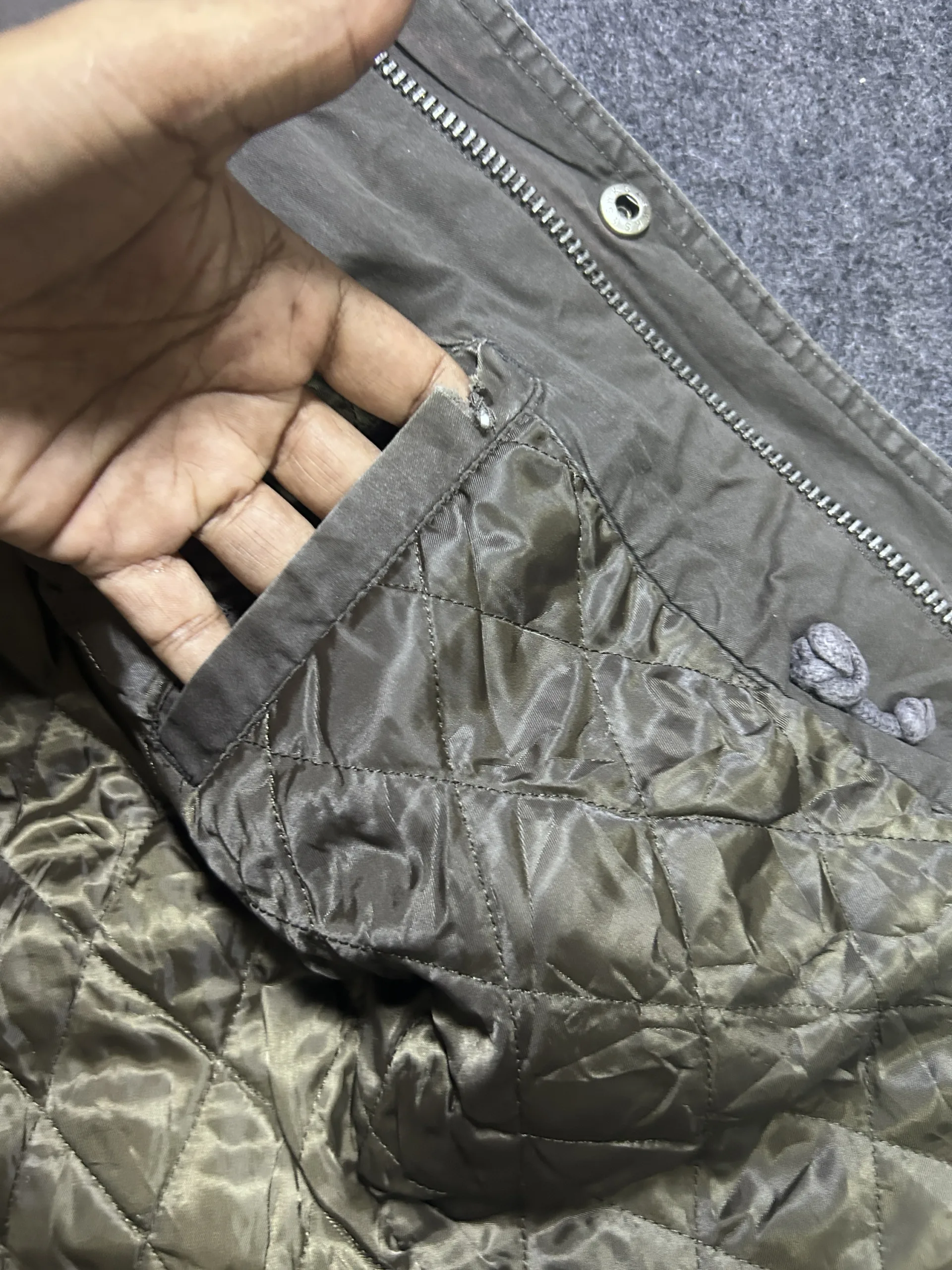 Buckaroo Jeans Vintage Military Utility Jacket Olive Green Multi-Pocket L 9 thrift jackets india