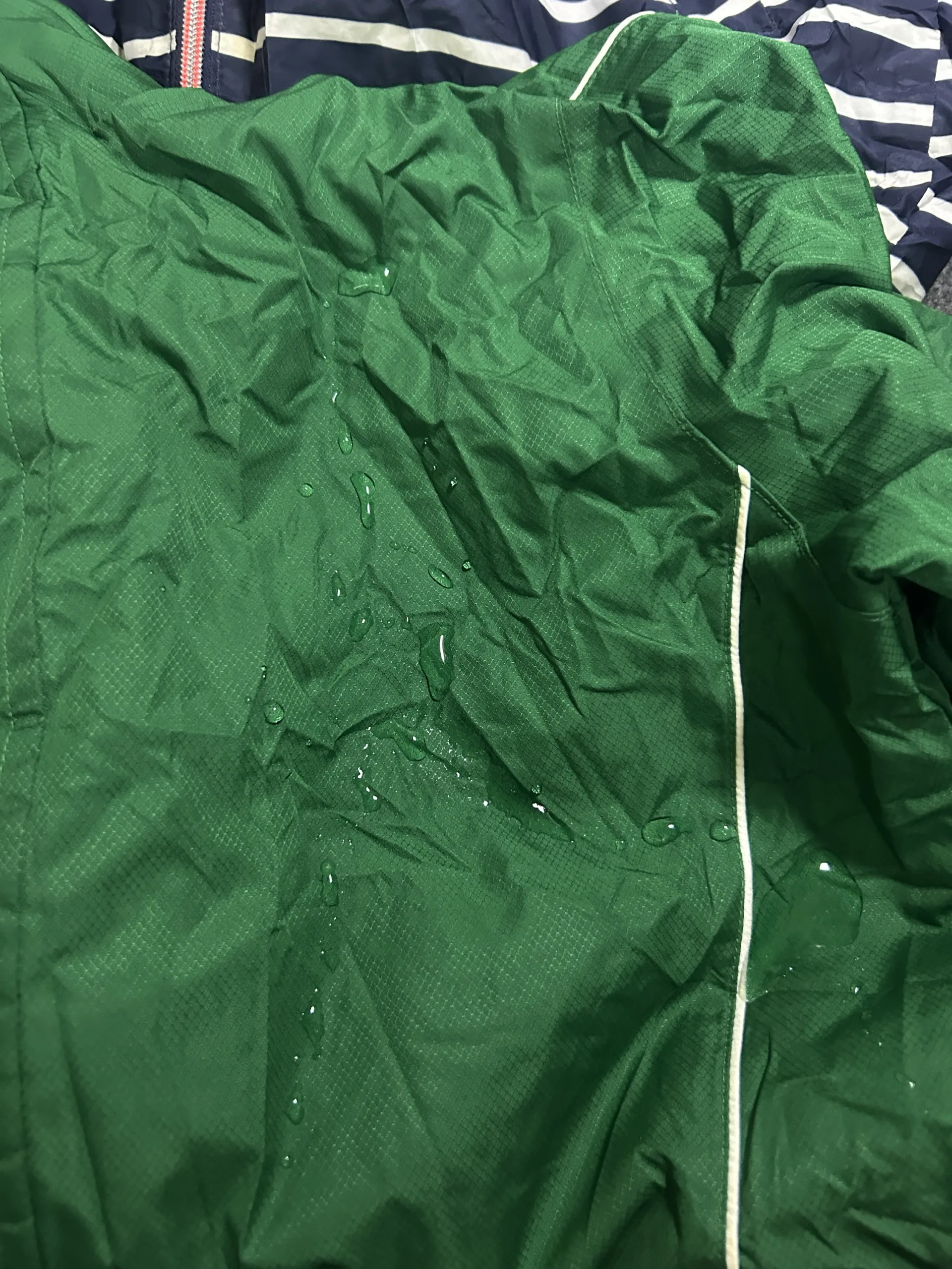 Jako Lightweight Waterproof Hooded Windbreaker Jacket Green S 4 thrift windbreakers india