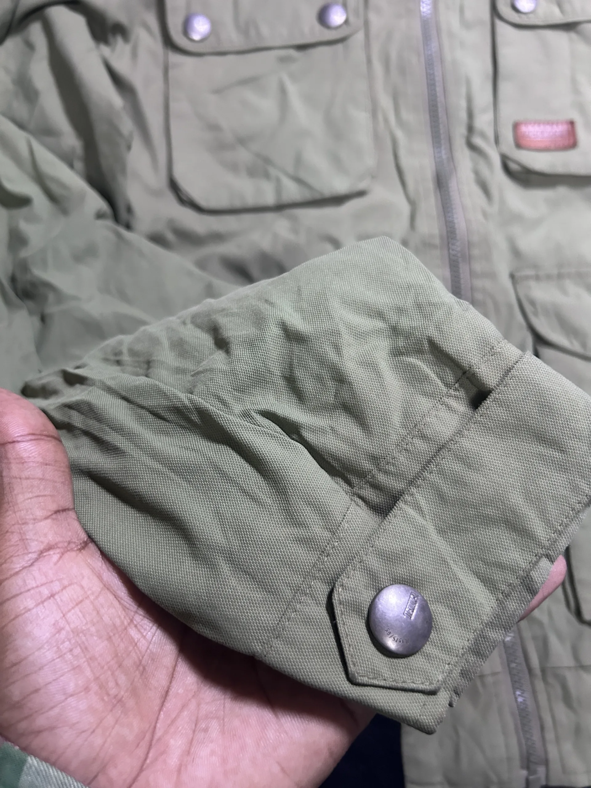 Jack &Amp; Jones J&Amp;J75 Green Hooded Utility Jacket | Vintage Park Jacket | L 4 thrift jackets india