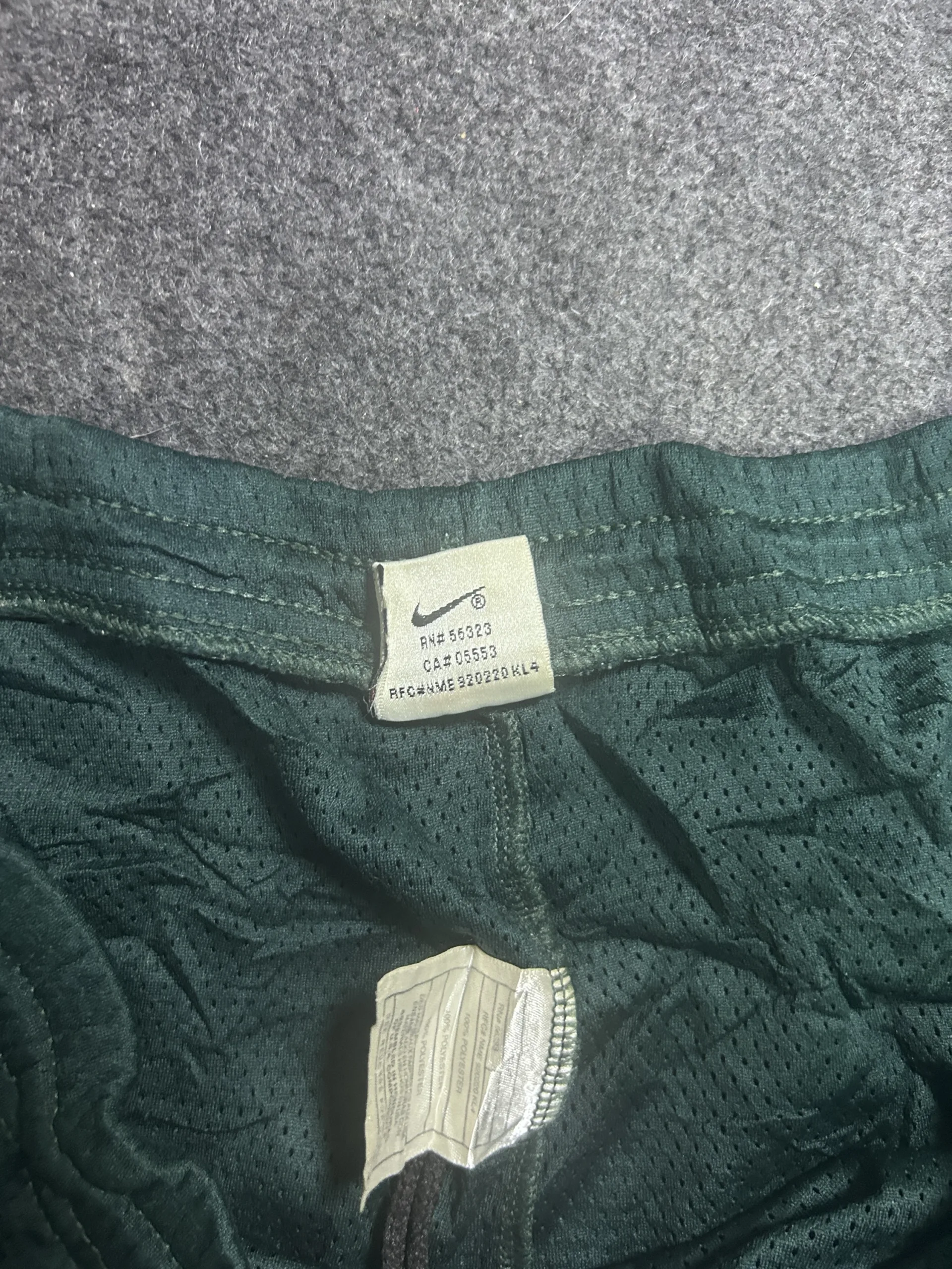 Nike Vintage Green Mesh Athletic Sports Shorts | Waist 34 4 Nike shorts