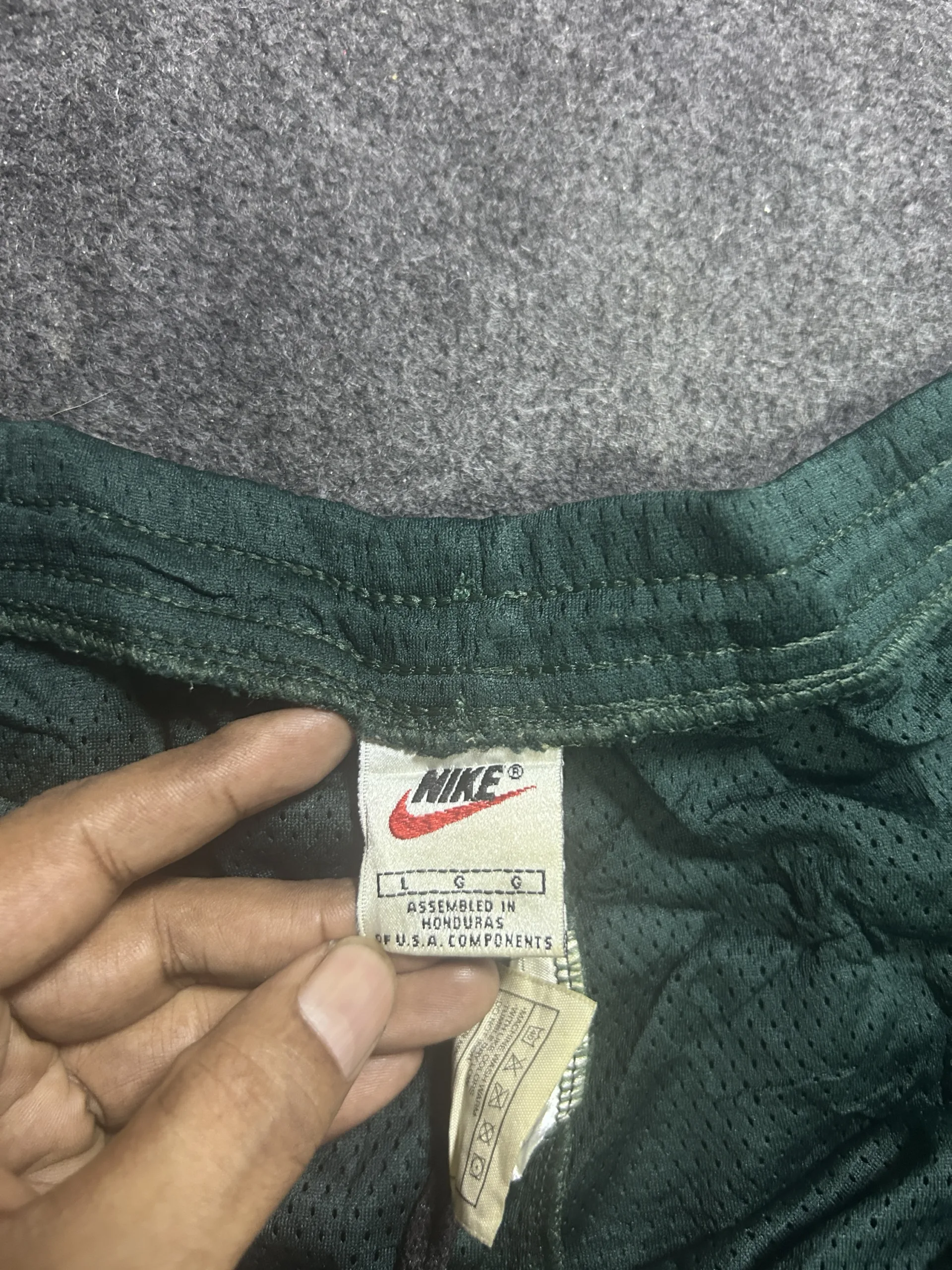 Nike Vintage Green Mesh Athletic Sports Shorts | Waist 34 5 Nike shorts